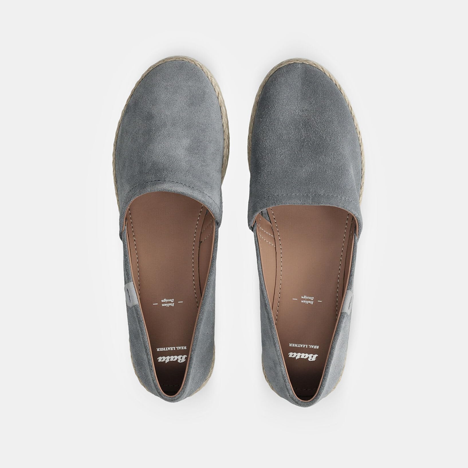 Bata Chaussures Espadrilles espadrilles daim femme plat