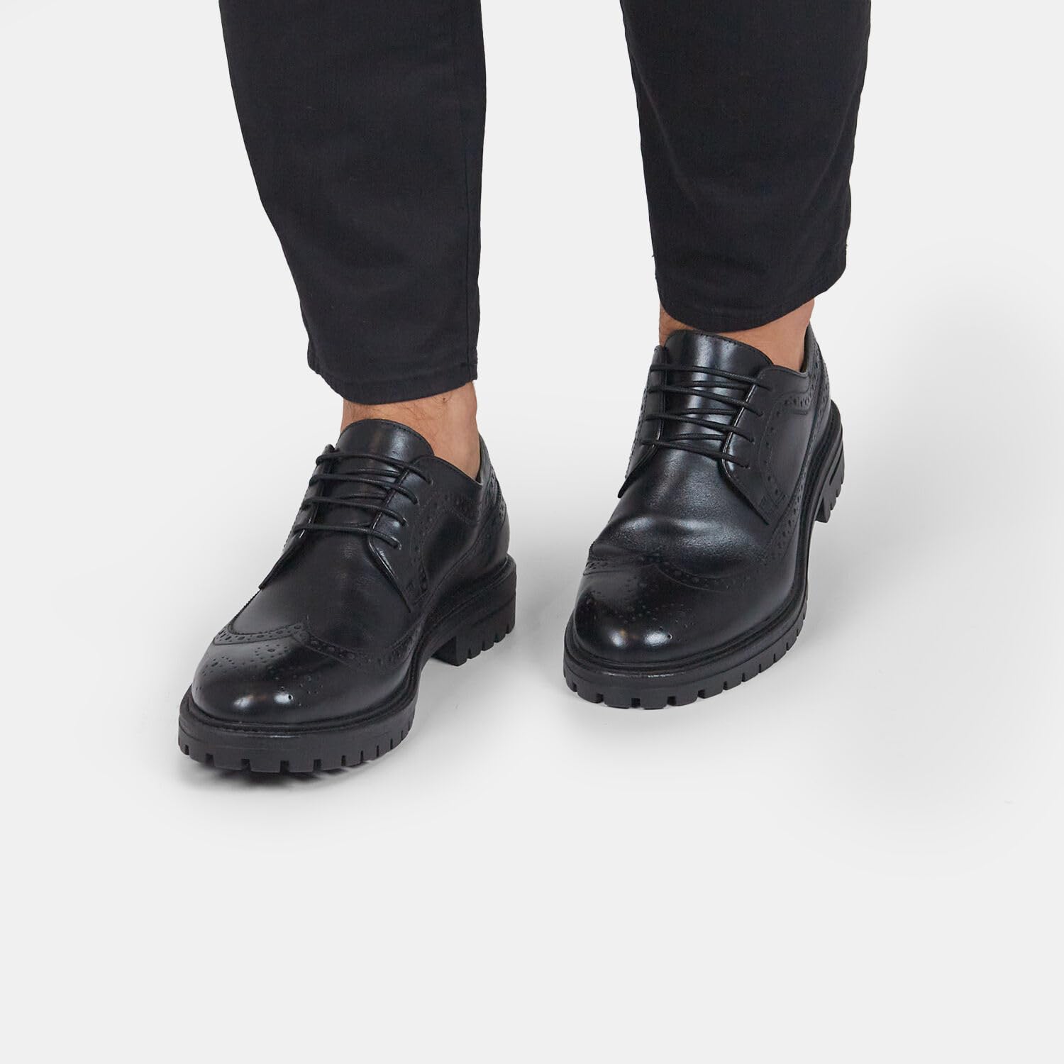 Bata Brogues chaussures à lacets cuir homme élégantes