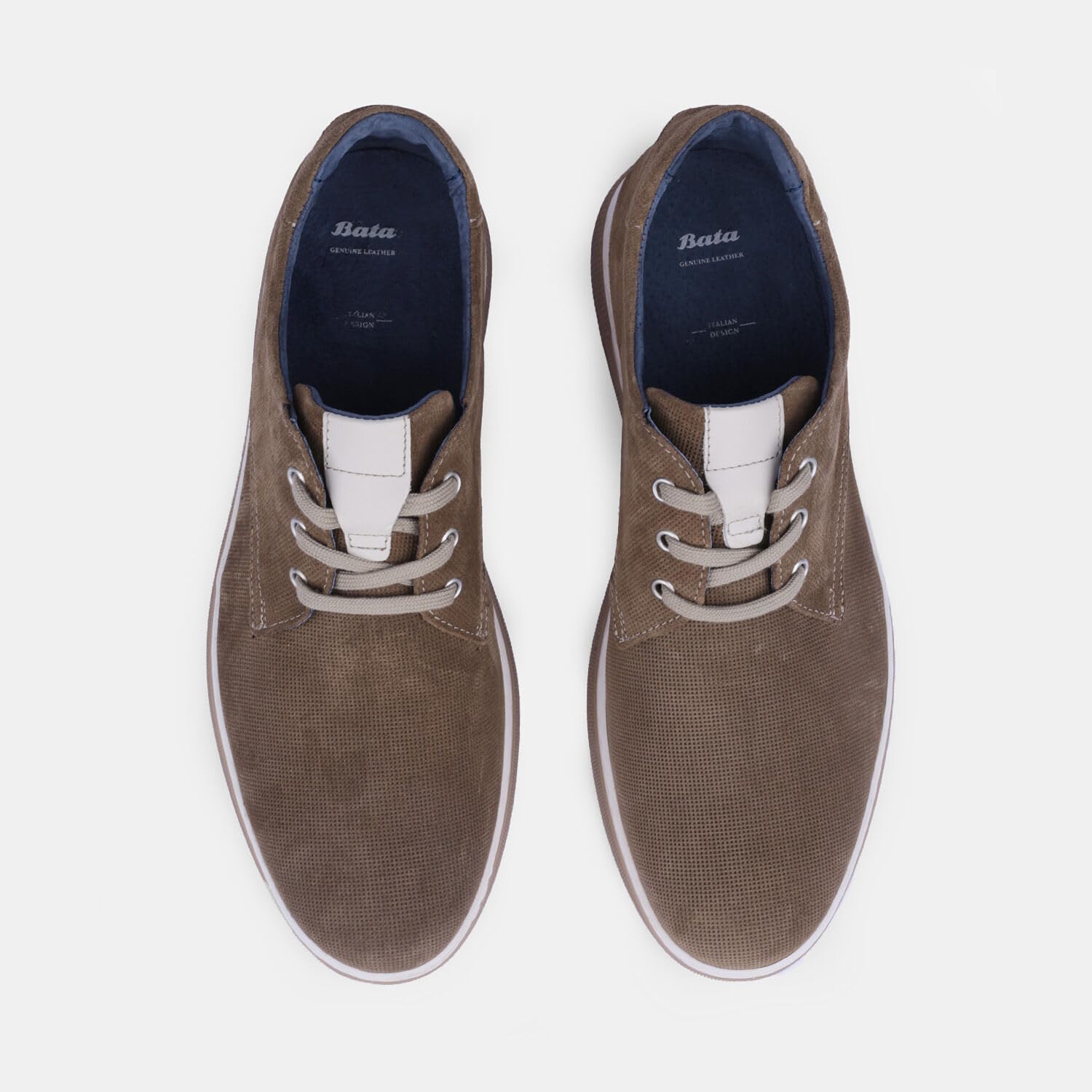 Bata Chaussures à lacets homme derbies suède classiques