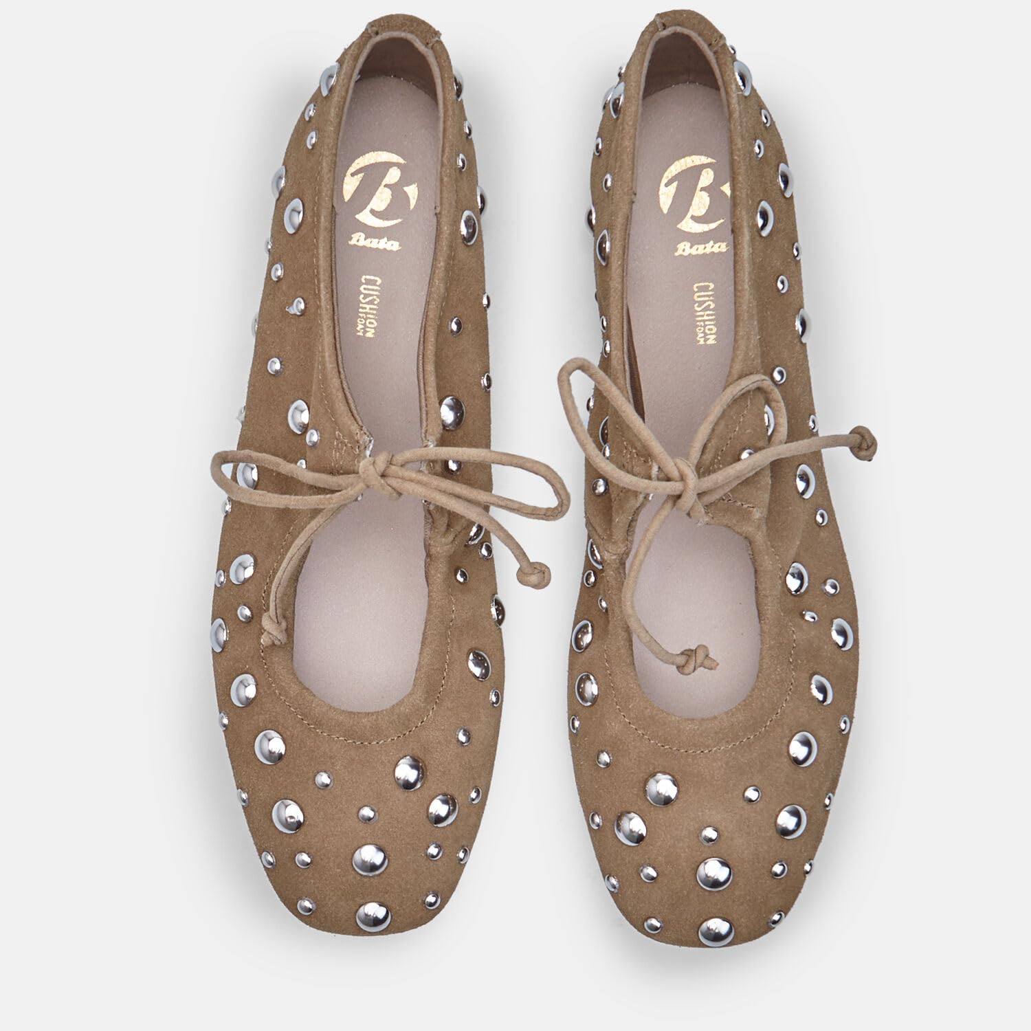 Bata Ballerines femme 36 EU daim à nœud