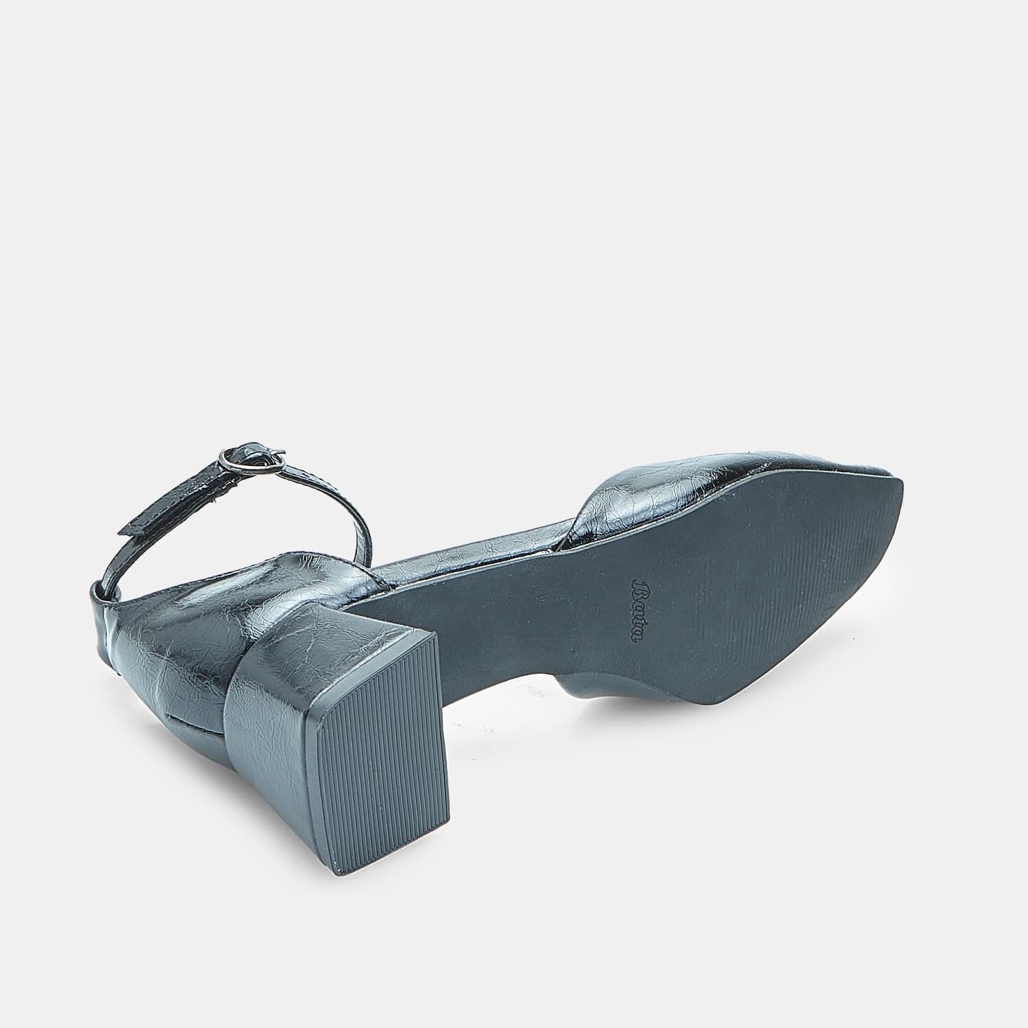 Bata Ballerines Mary Jane cuir noir bride cheville femme
