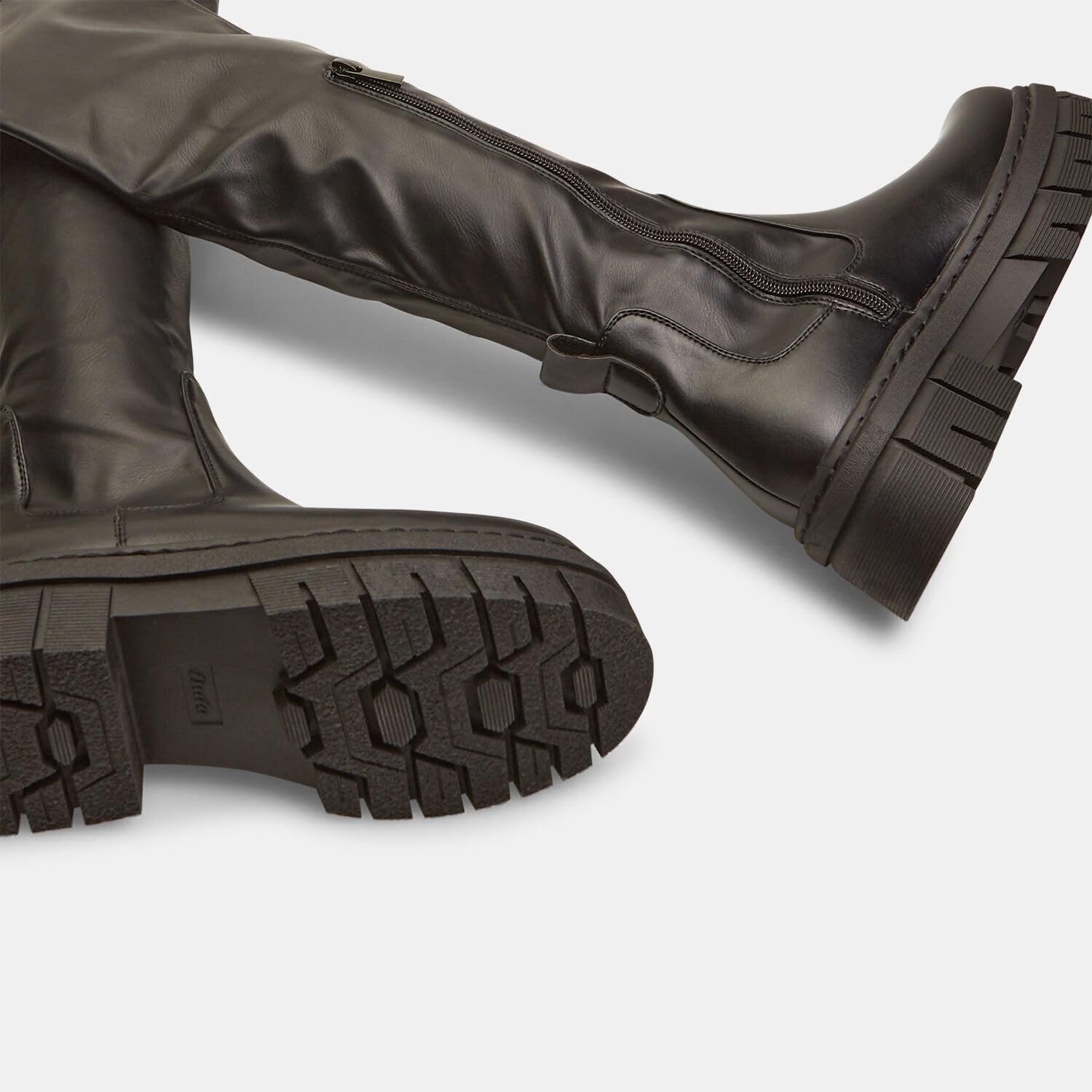 Bata Bottes cuissardes femme effet cuir