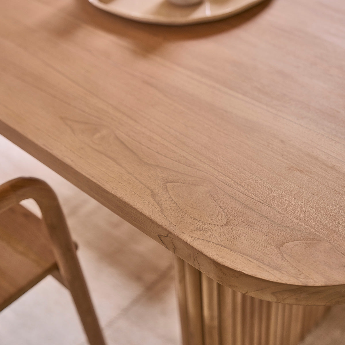 Berah Getah Coline table teck 6 pers 200 cm