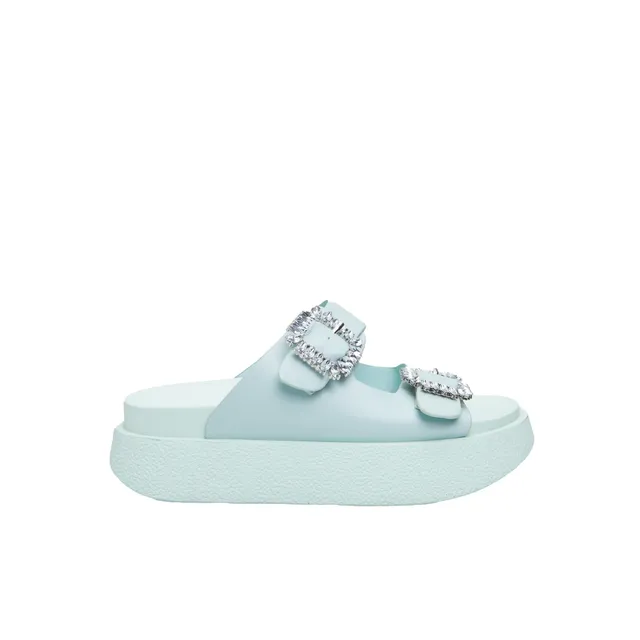 Bata Red Label mules femme plateforme 3 cm bleu