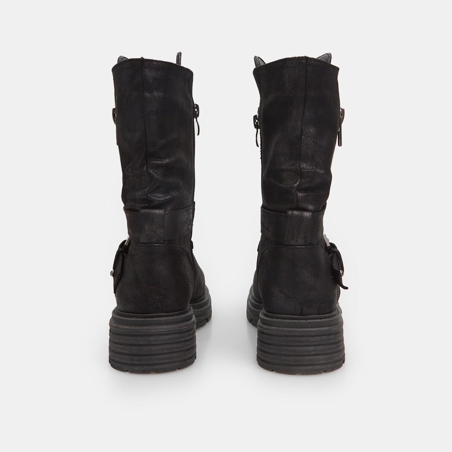 Bata Bottines Motardes Femme Style Motard Ville