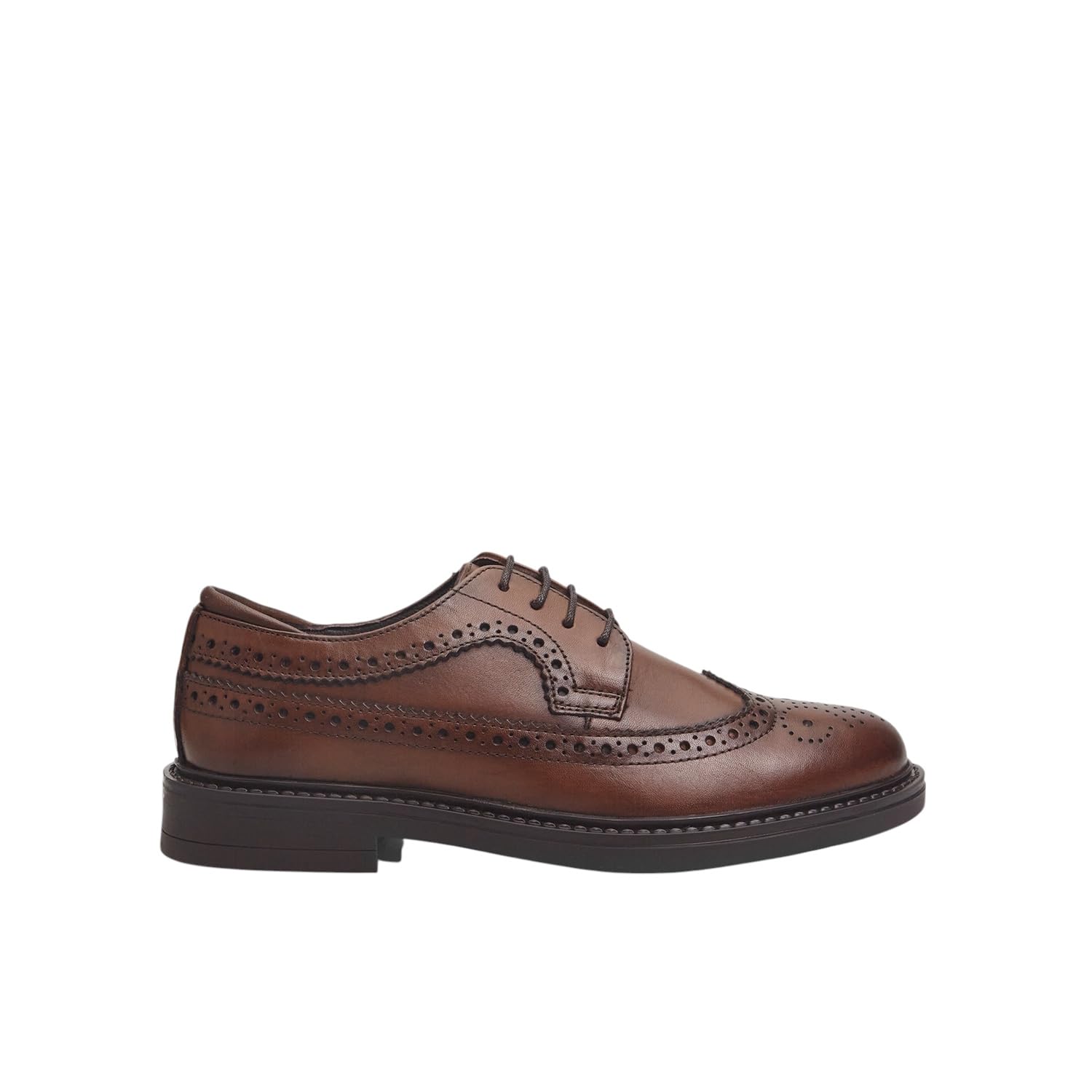 Bata Chaussures à lacets cuir femme noires brogues