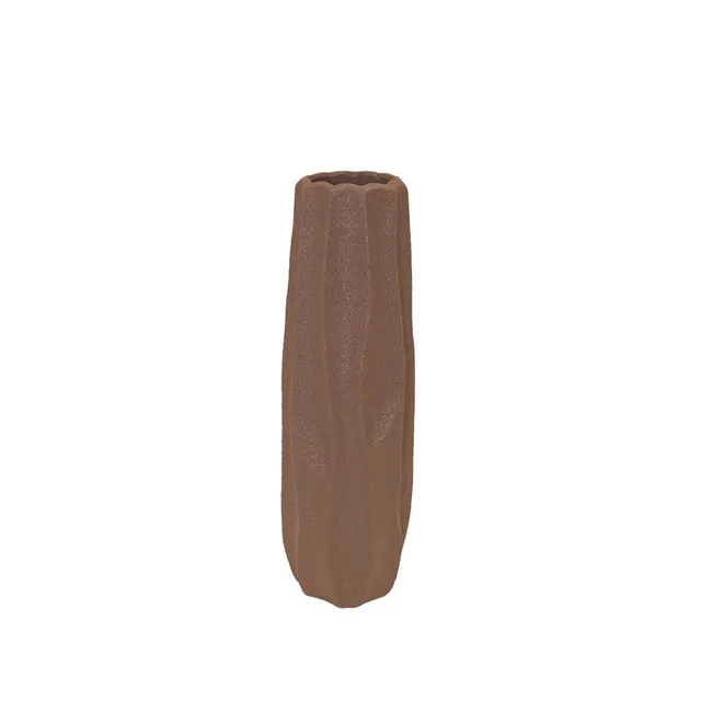 Andrea House Nantes vase céramique terracotta Ø15x49 cm