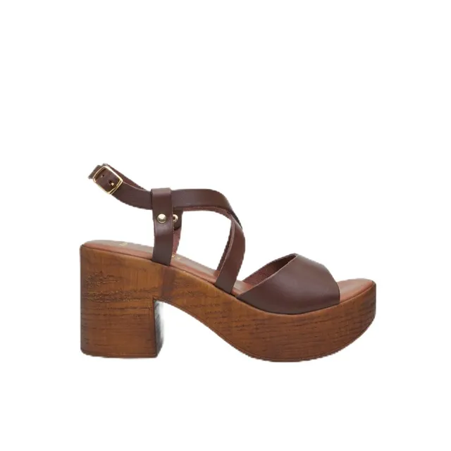 Bata sandales cuir femme talon 8,5 cm habillé