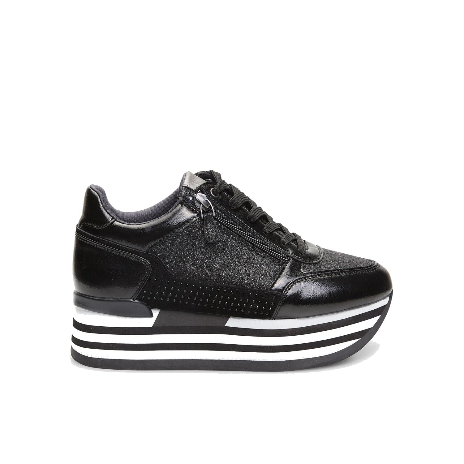 Bata Sneakers Femme plateforme zip baskets compensées