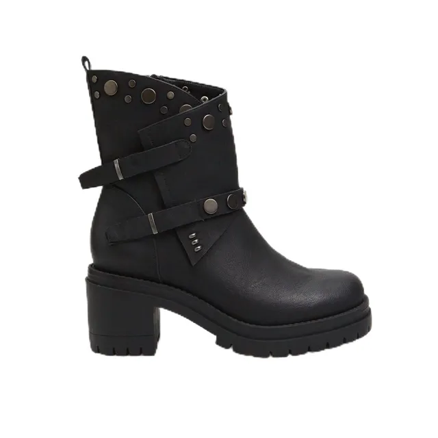 Bata Bottines Motardes Femme à Talons