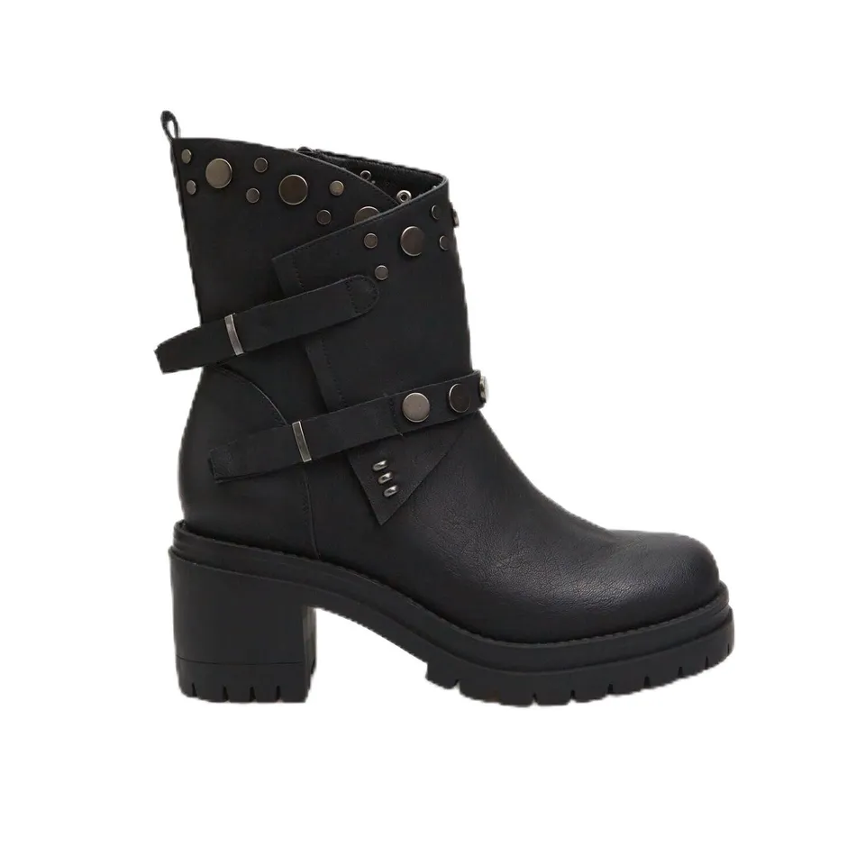 Bata Bottines Motardes Femme à Talons