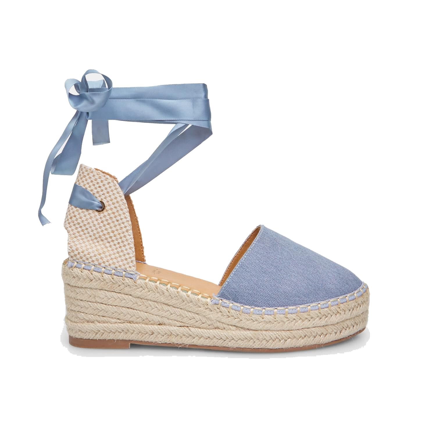 Bata espadrilles femme compensée 6 cm beige élégant