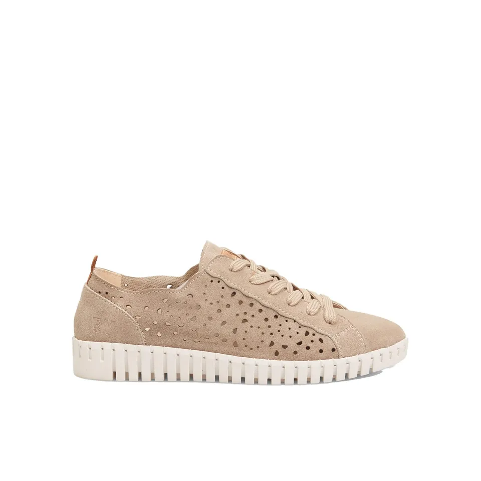Bata Weinbrenner Sneakers femme cuir velours ajouré