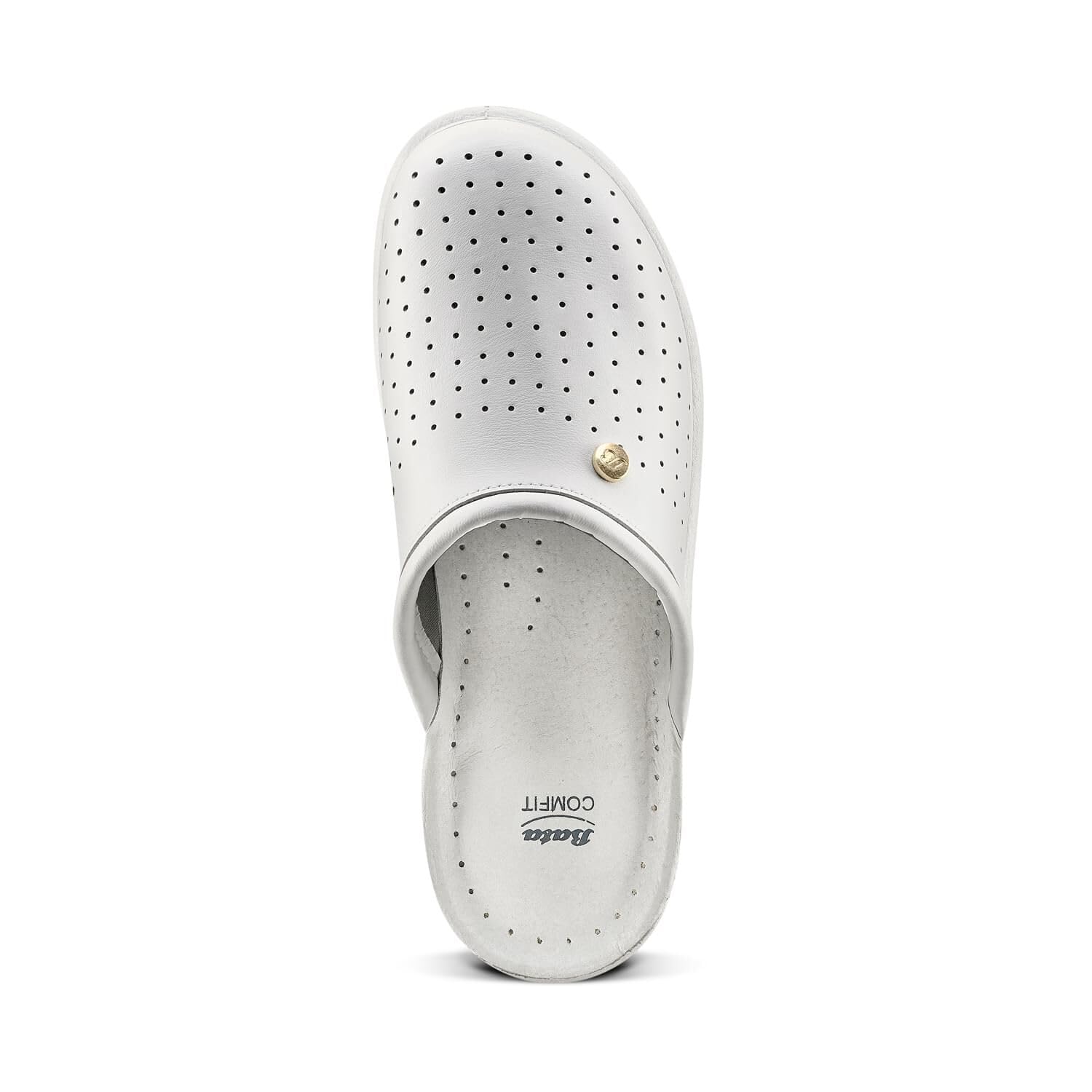 Bata Slip On chaussons cuir homme confort maison