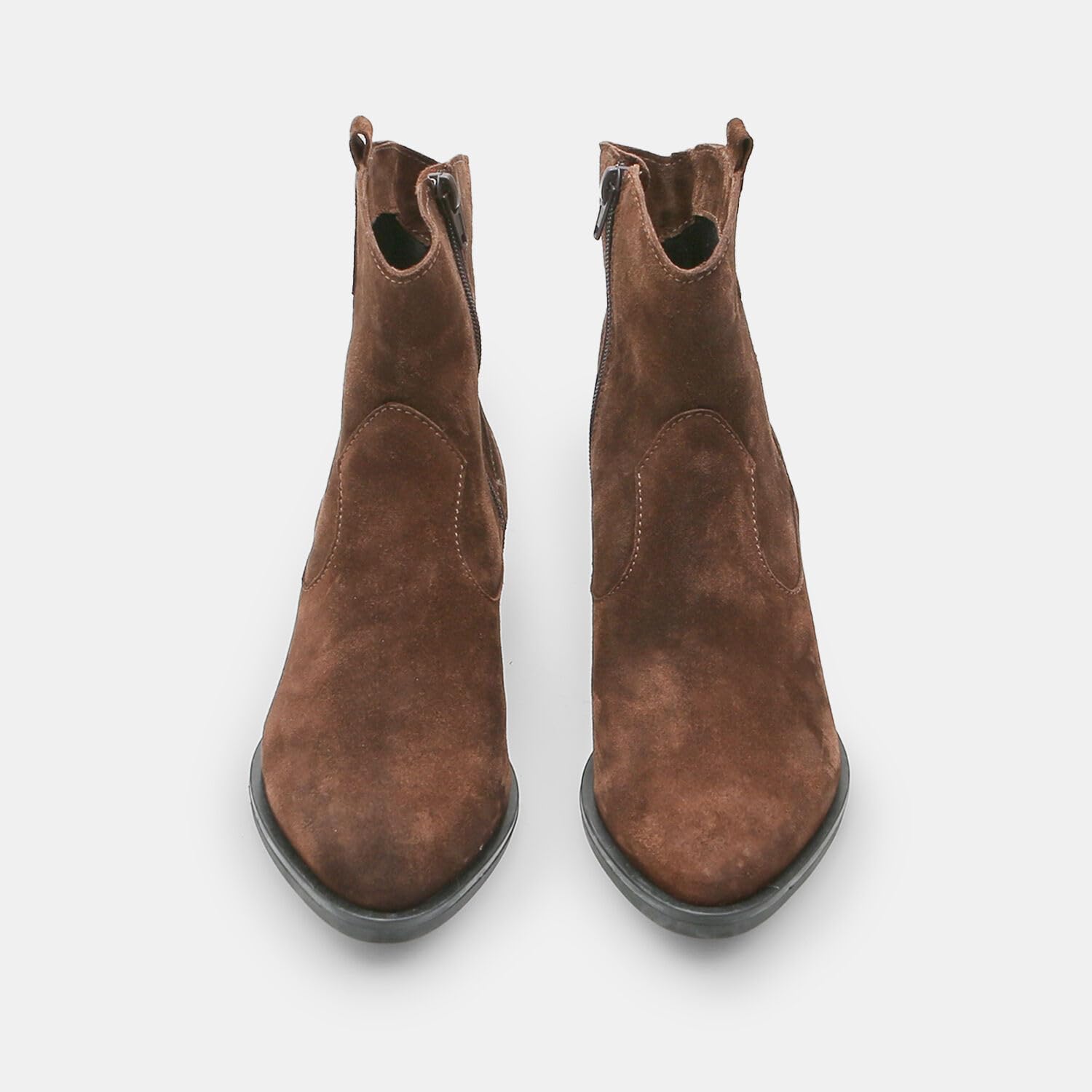 Bata Bottines cow-boy femme en daim 36 EU à talon