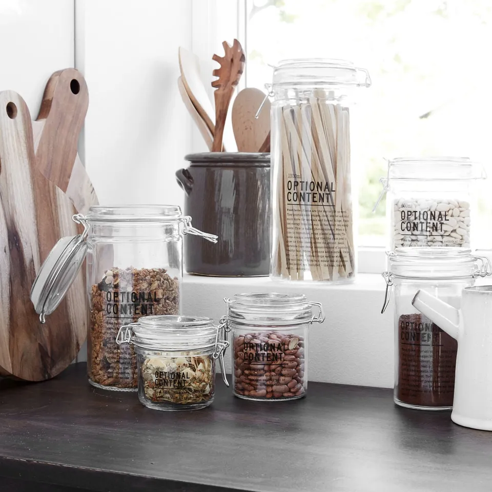 Berah Getah pot en verre fantaisie bocal cuisine
