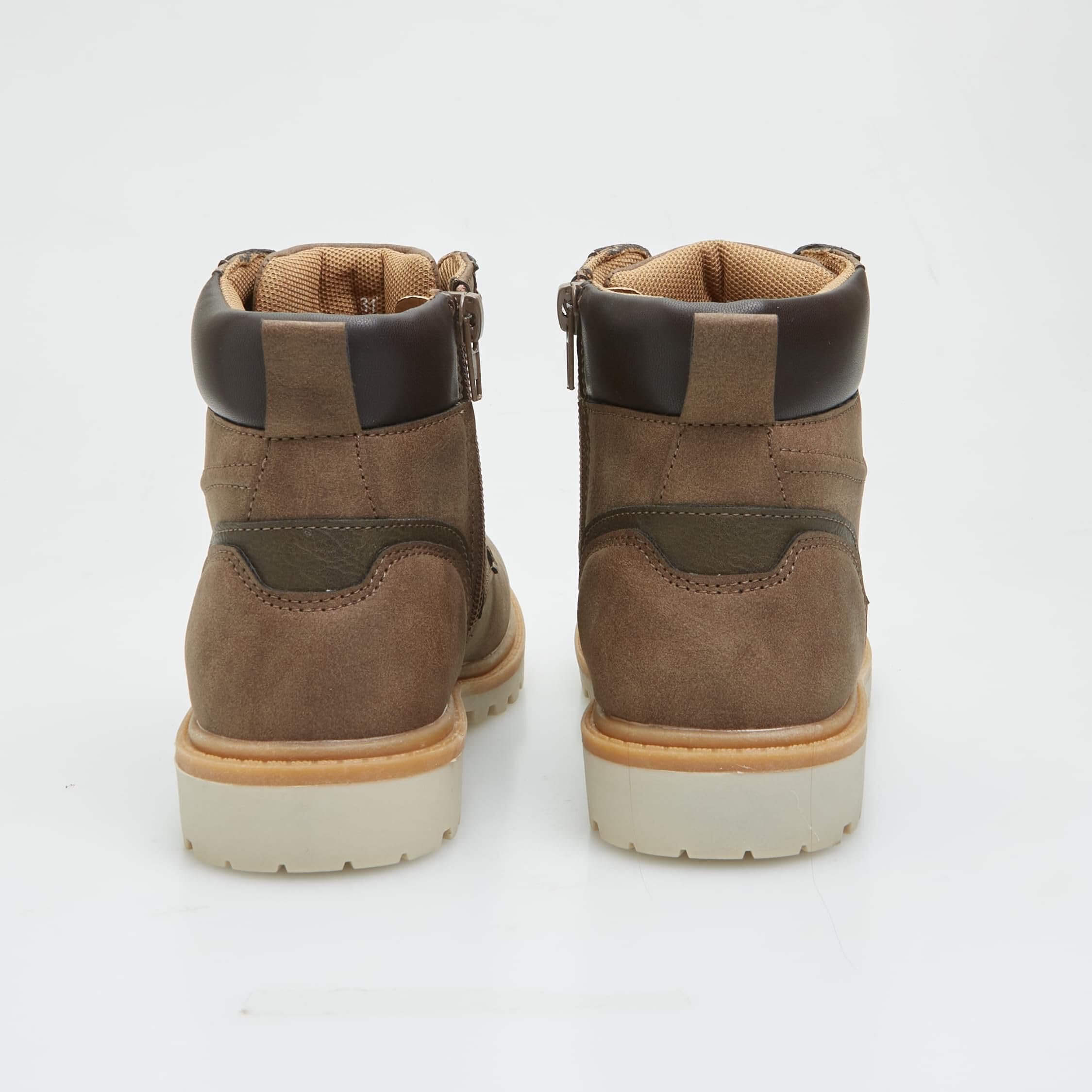 Bata Bottines Enfant Lacets Zip 31 EU Antidérapantes