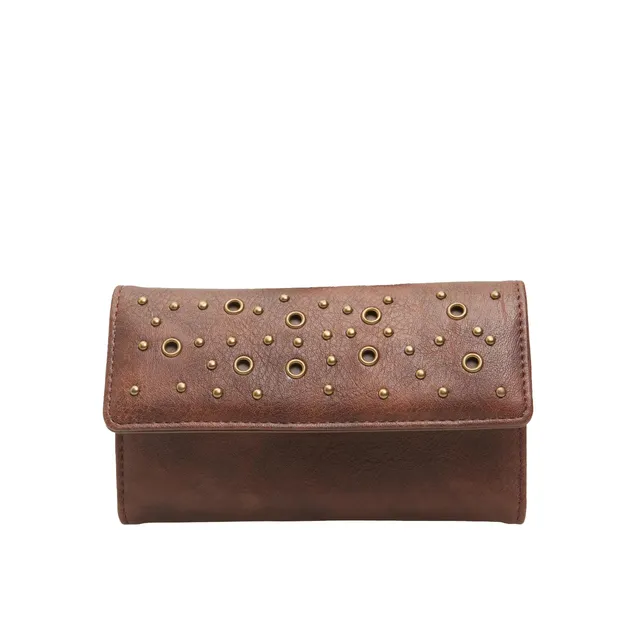 Bata Rivets portefeuille femme cuir