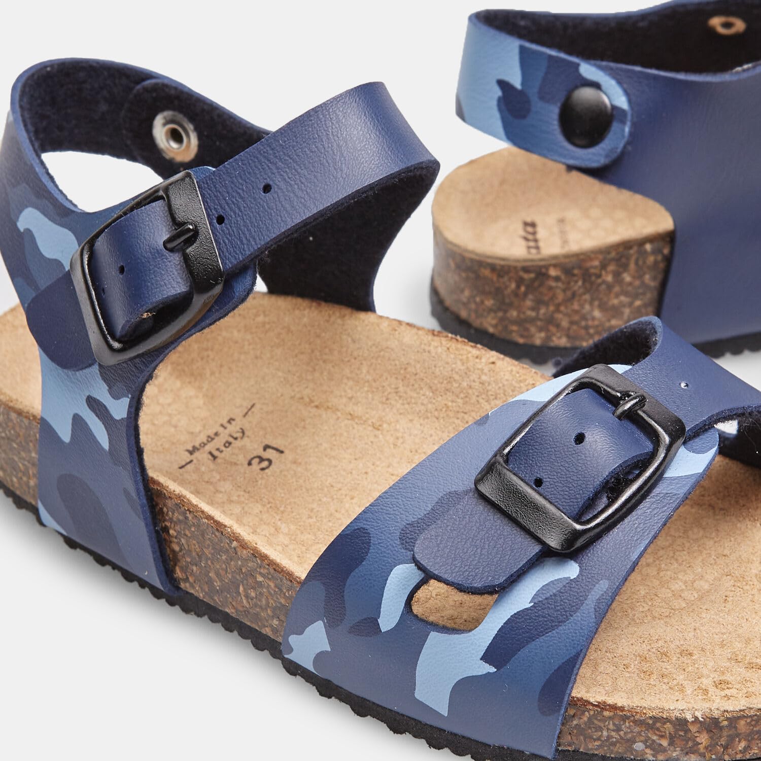 Bata Sandales garçon boucles semelle anatomique