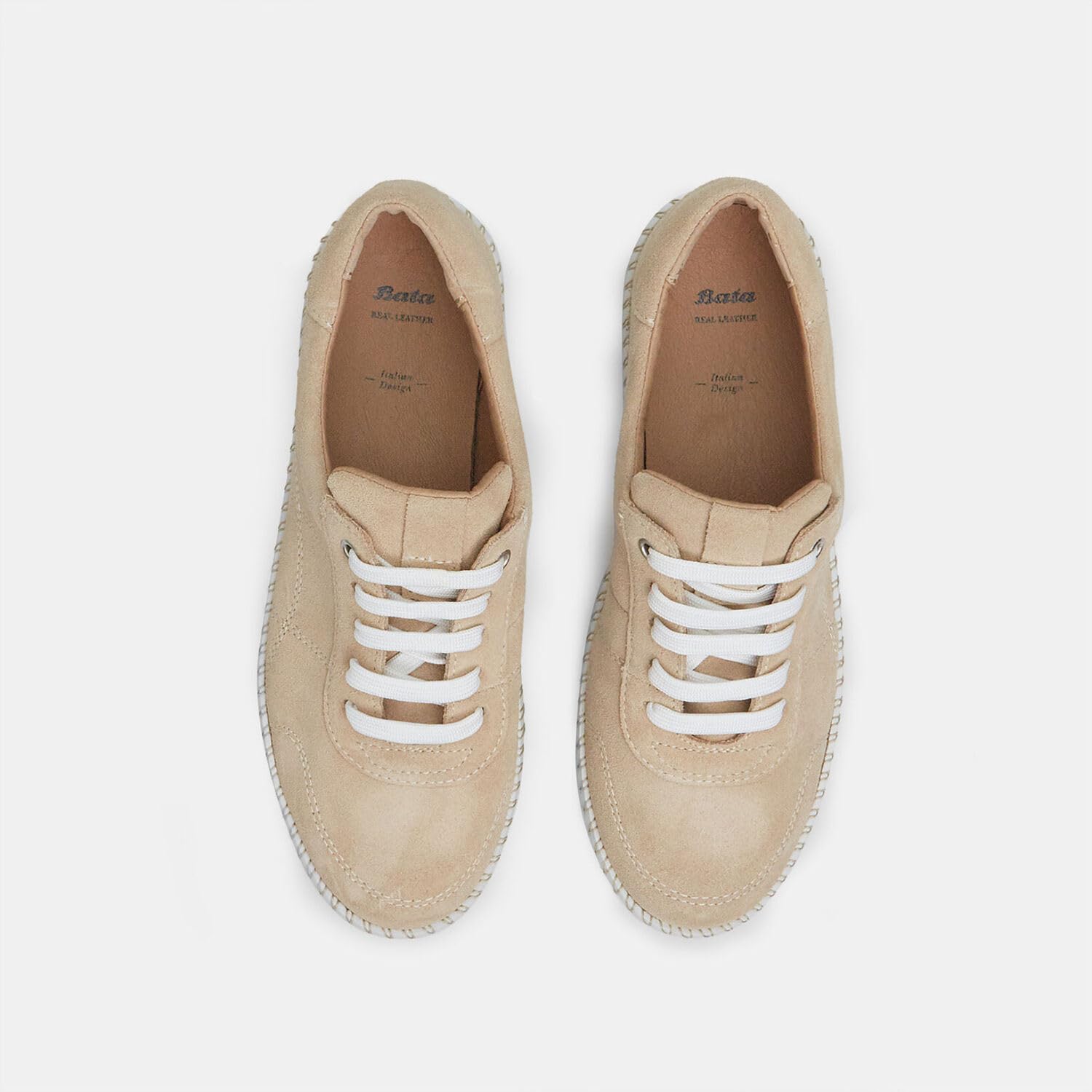 Bata Chaussures à lacets daim femme semelle crantée