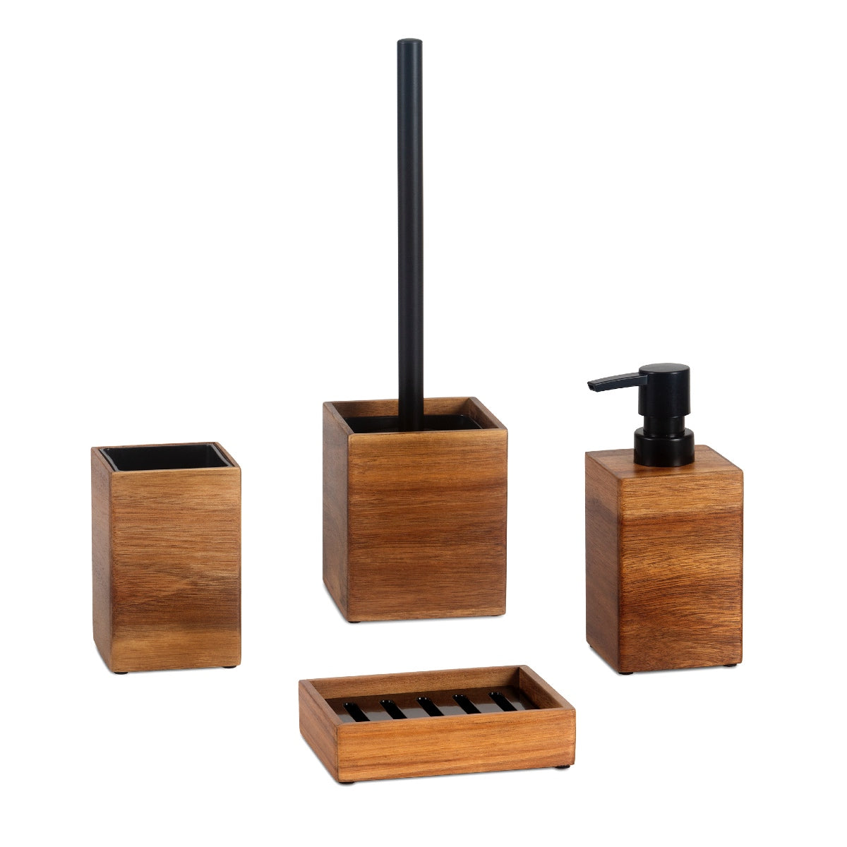 Andrea House brosse WC bois naturel salle de bain