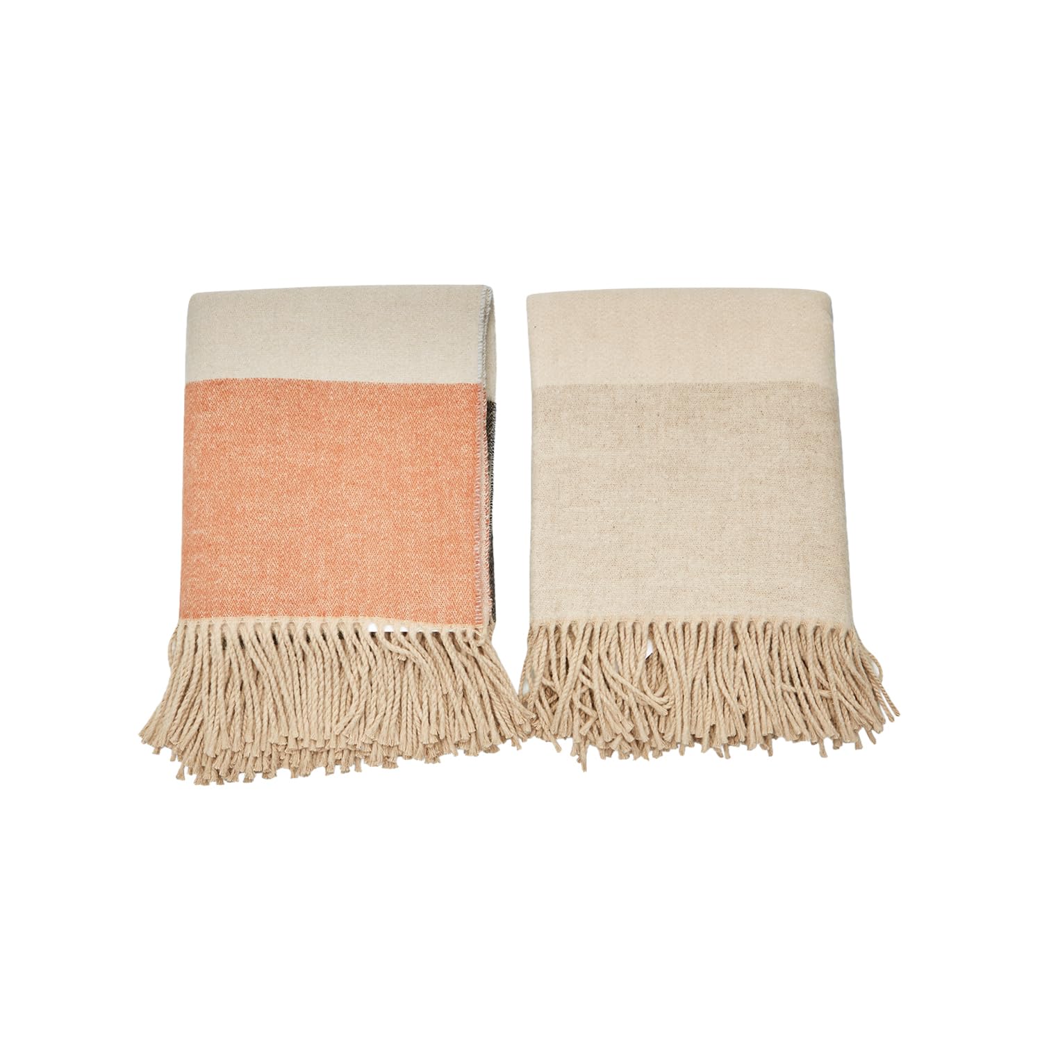 Bata foulard à franges femme coton 170 cm
