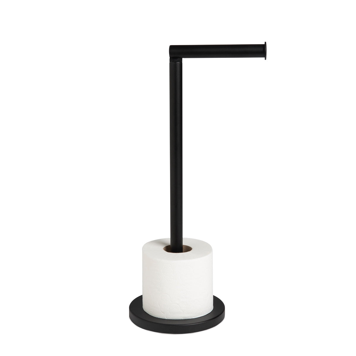 Andrea House porte-rouleau WC métal noir