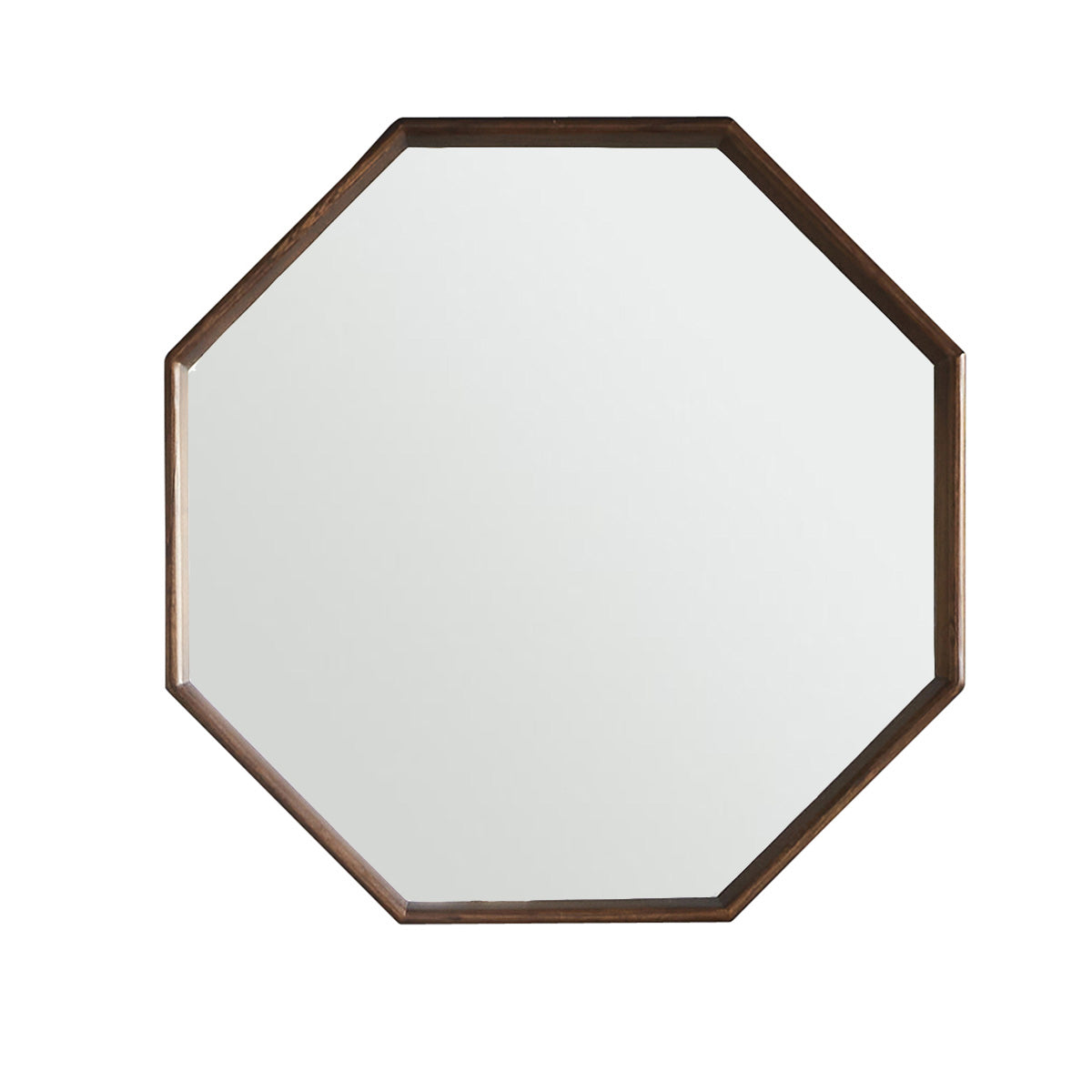 Berah Getah Vintage miroir octogonal 60 cm en mindi massif