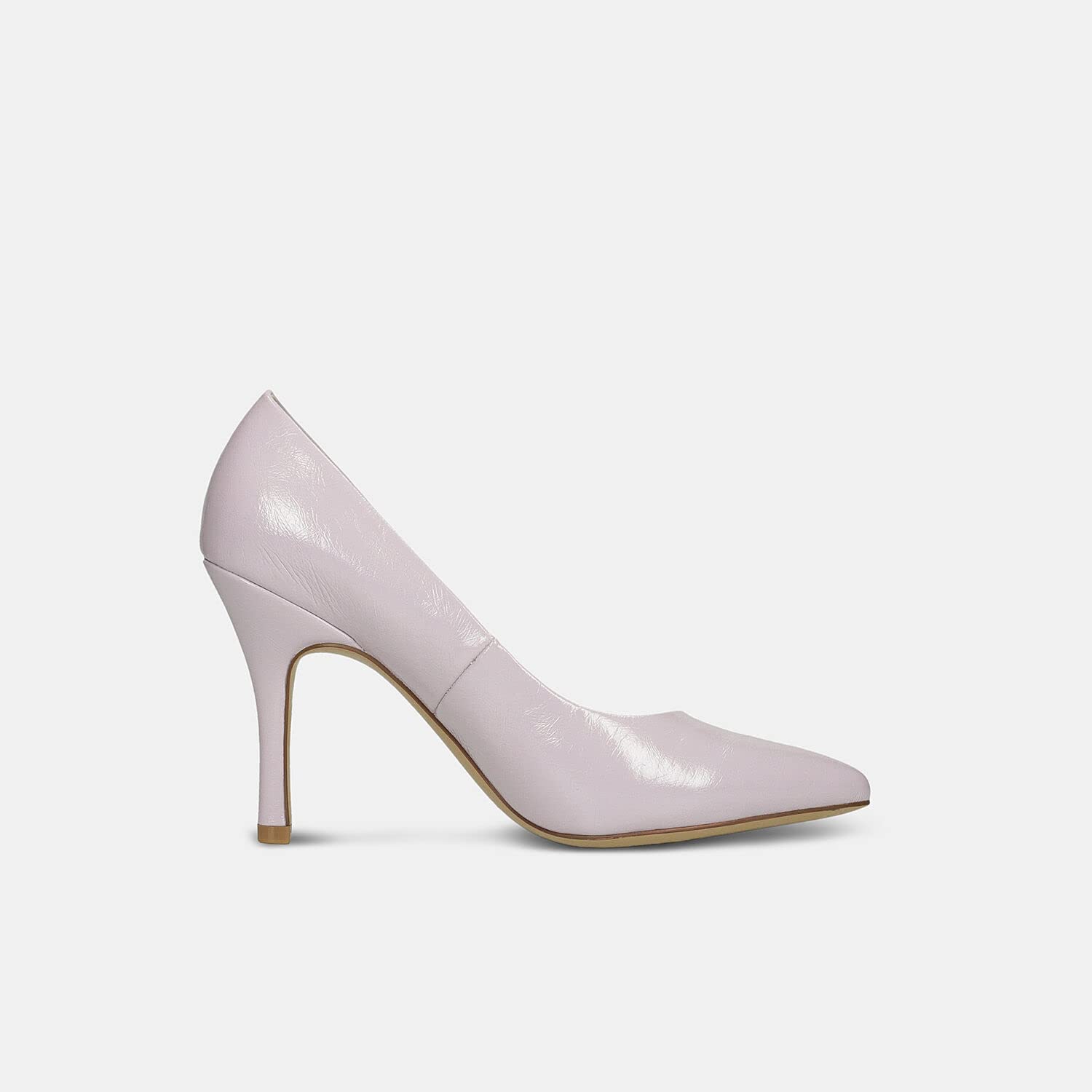 Bata Escarpins femme talon 10 cm bout pointu brillant