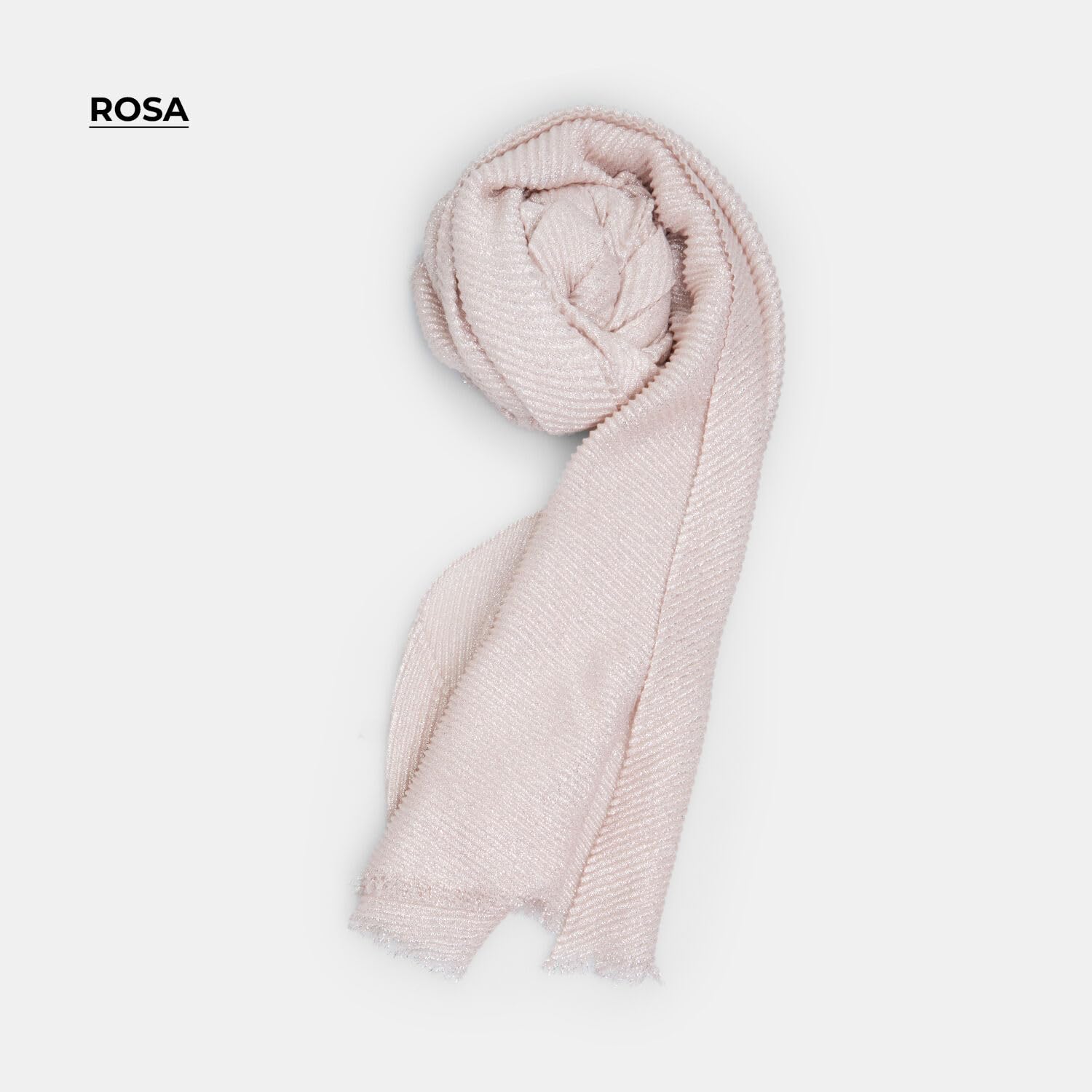 Bata écharpe plissée femme lurex élégante