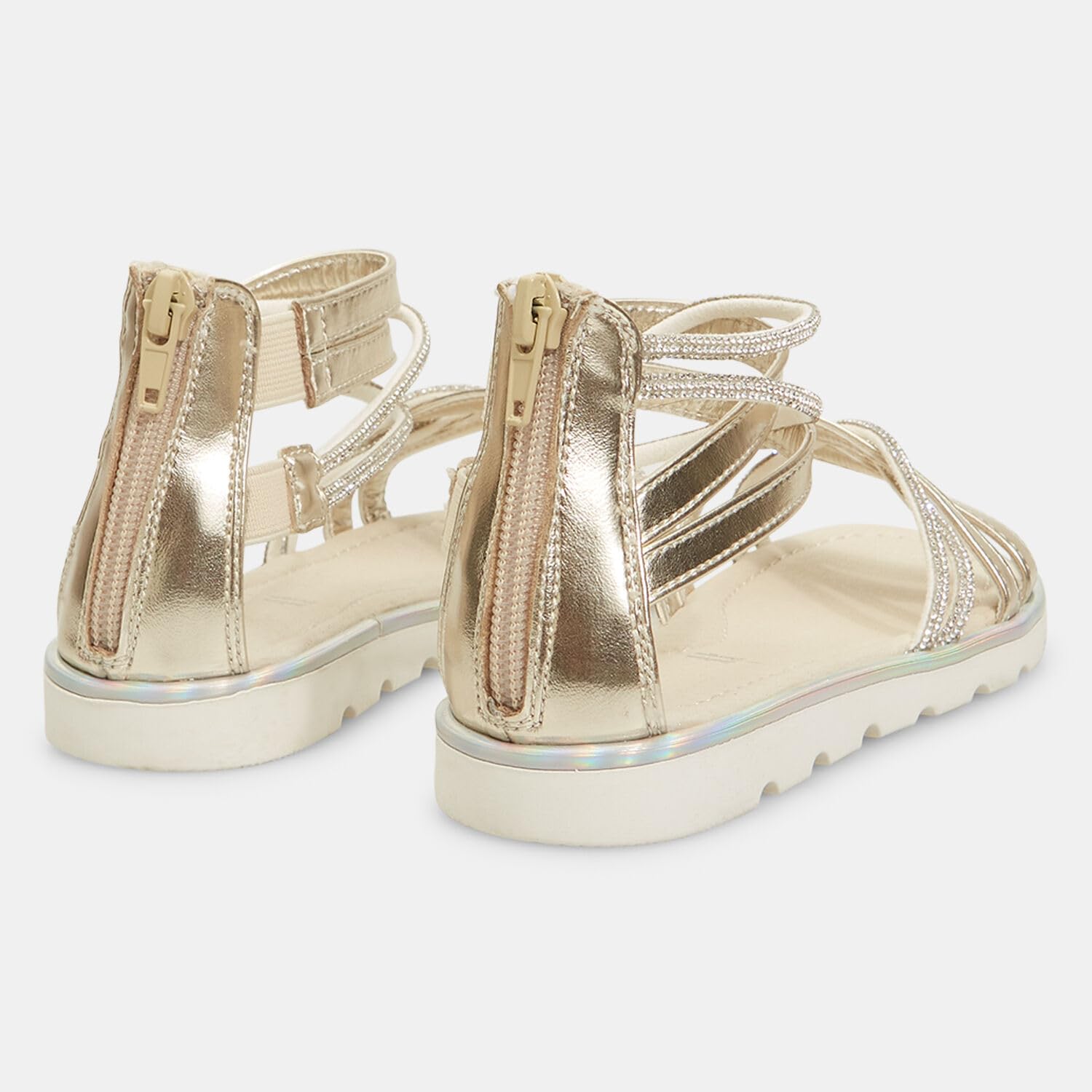 Bata Zip sandales fille fermeture éclair été