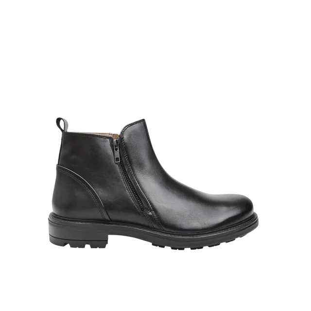 Bata Bottines cuir homme zippées confortables
