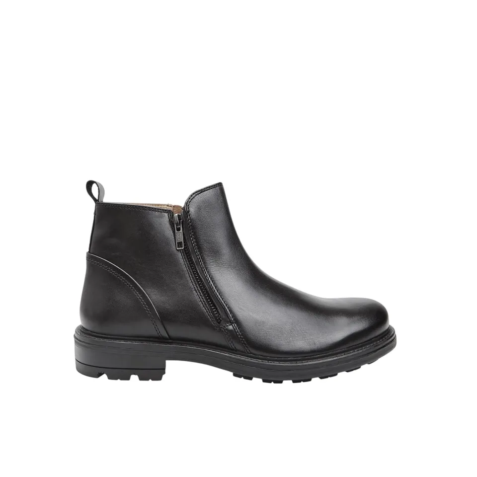 Bata Bottines cuir homme zippées confortables