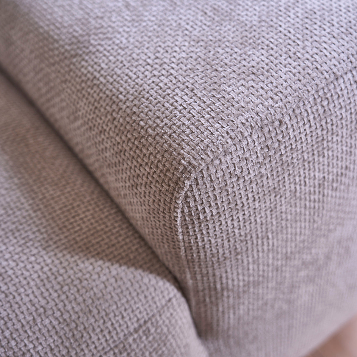 Berah Getah Alphonse canapé 4 places velours beige
