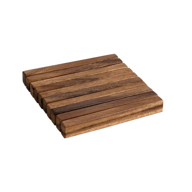Andrea House Cocina dessous de plat bois naturel carré