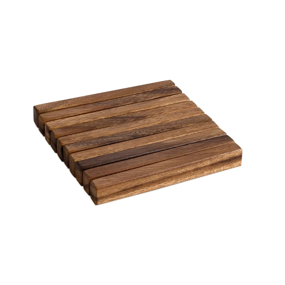 Andrea House Cocina dessous de plat bois naturel carré