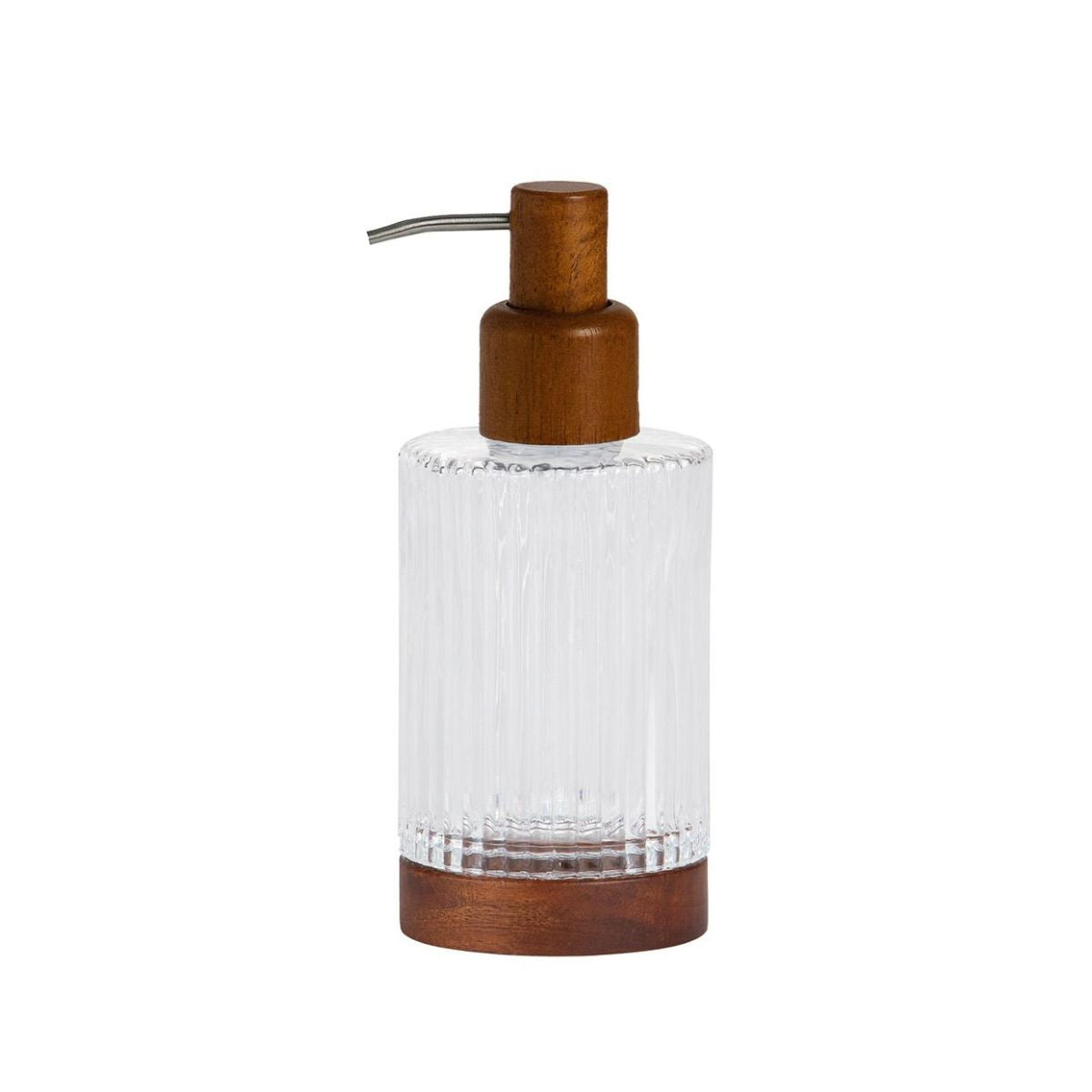 Andrea House distributeur verre acacia salle de bain