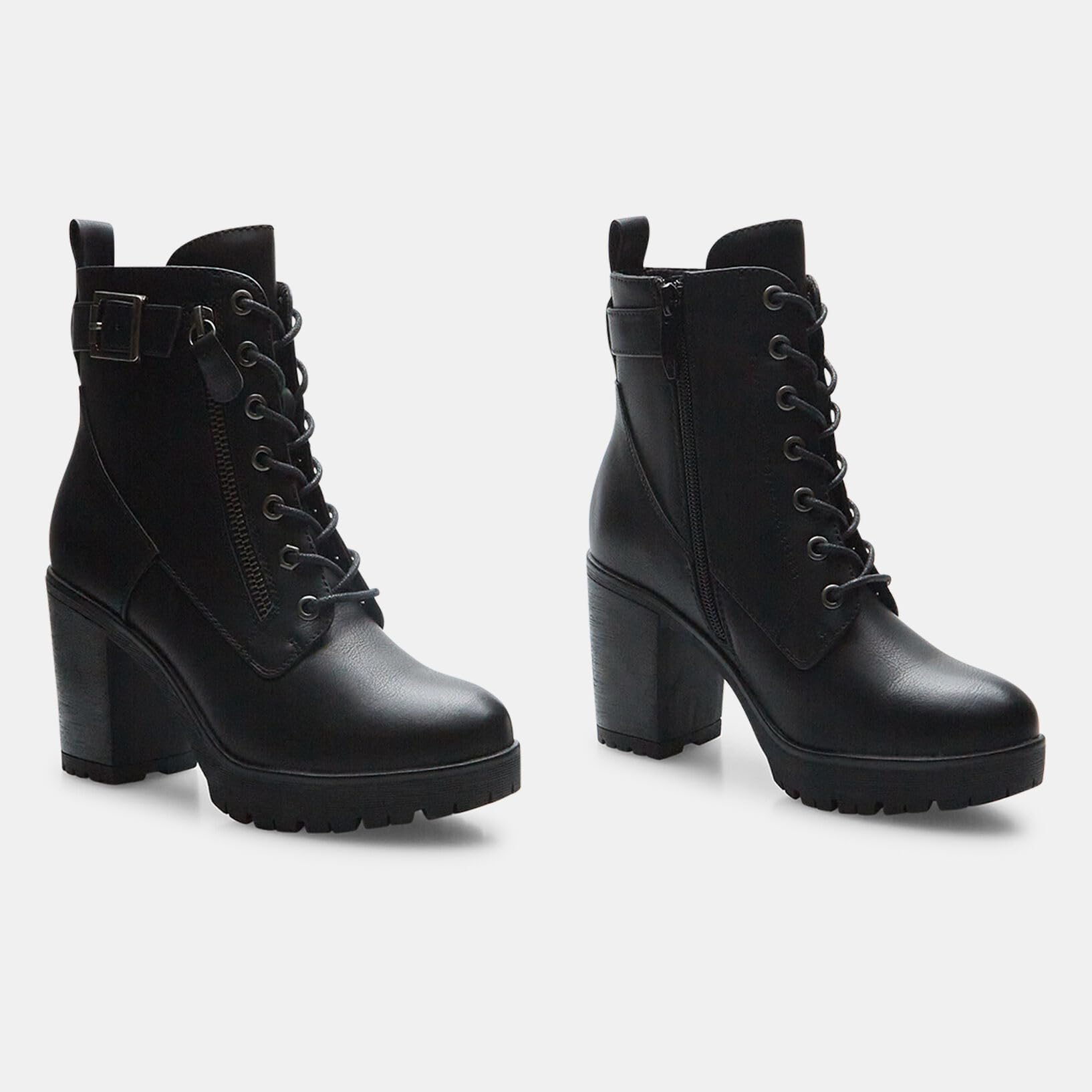 Bata Bottines femme à talon large confort ville