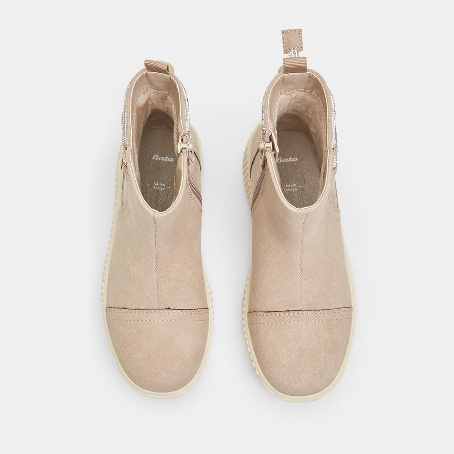 Bata Bottes fille en cuir confortables cheville