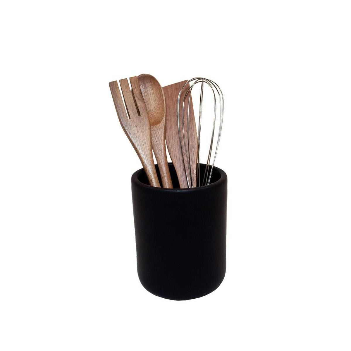 Andrea House Cocina pot ustensiles céramique noire cuisine