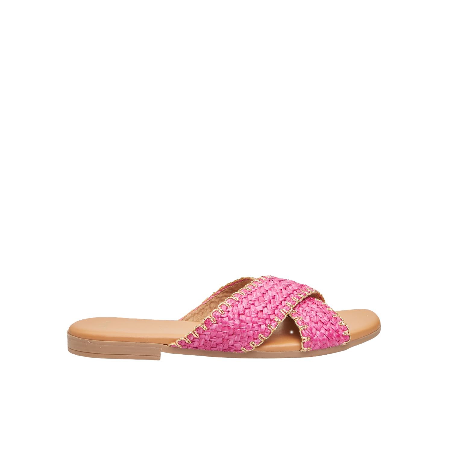 Bata Sandales Mules Femme Beige 36 EU Raphia