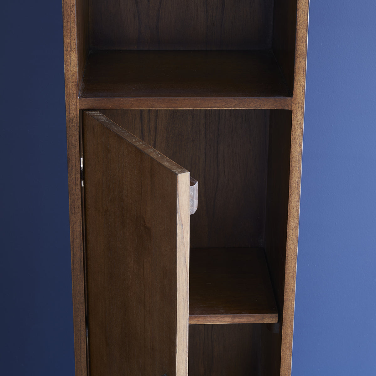 Berah Getah Vintage colonne salle de bain 170 cm bois foncé
