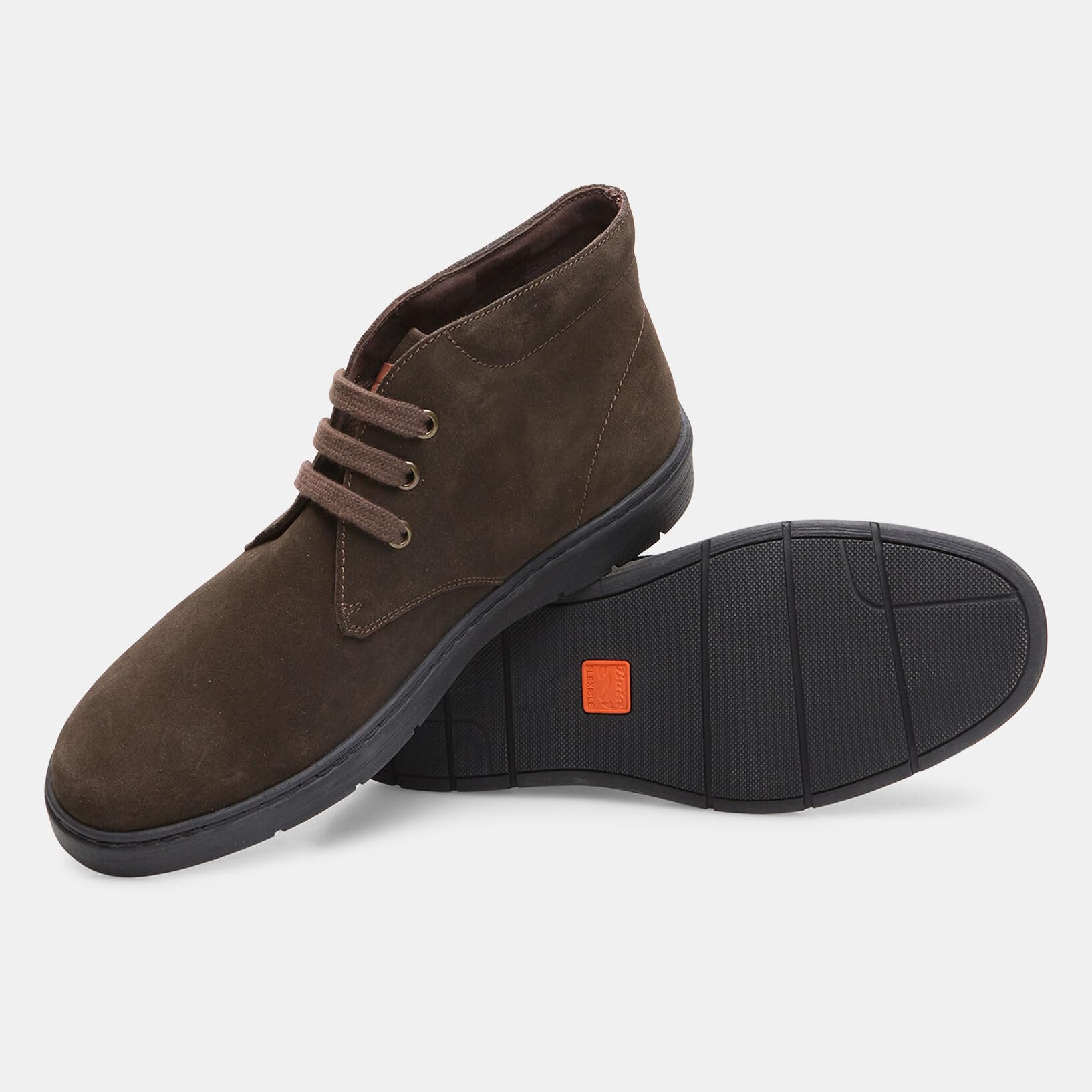 Bata Bottines homme cuir velours hiver confortable