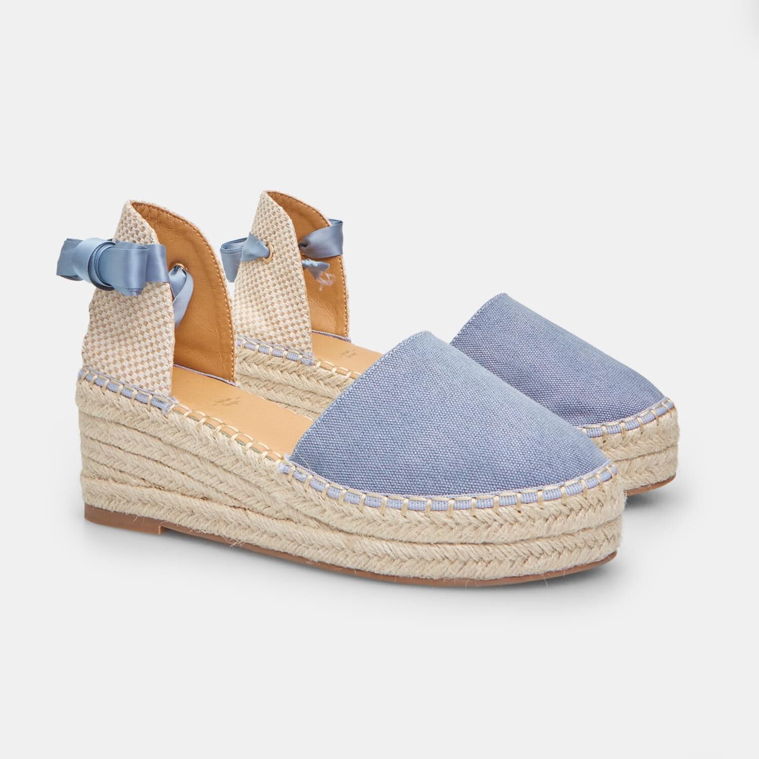 Bata espadrilles femme compensée 6 cm beige élégant