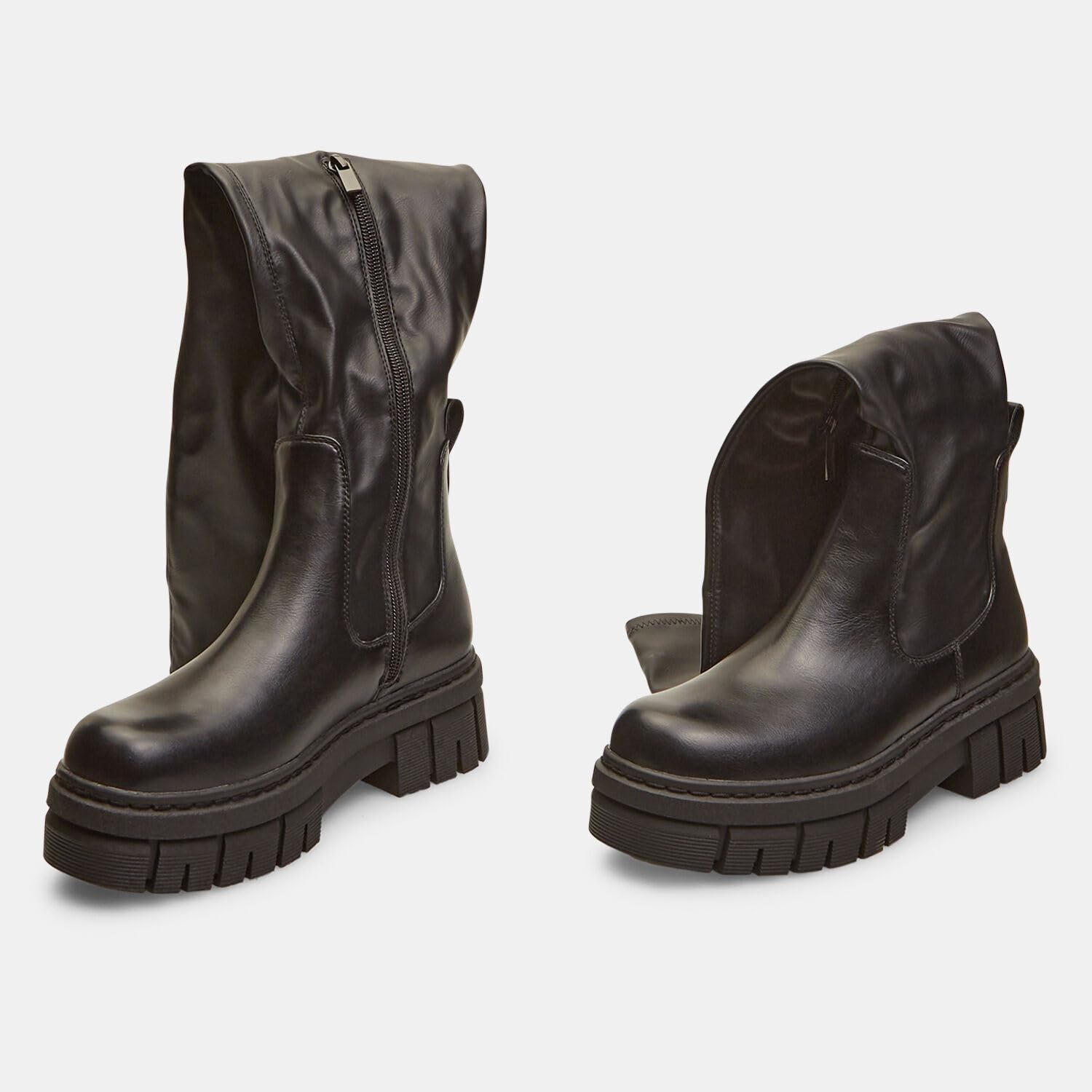 Bata Bottes cuissardes femme effet cuir