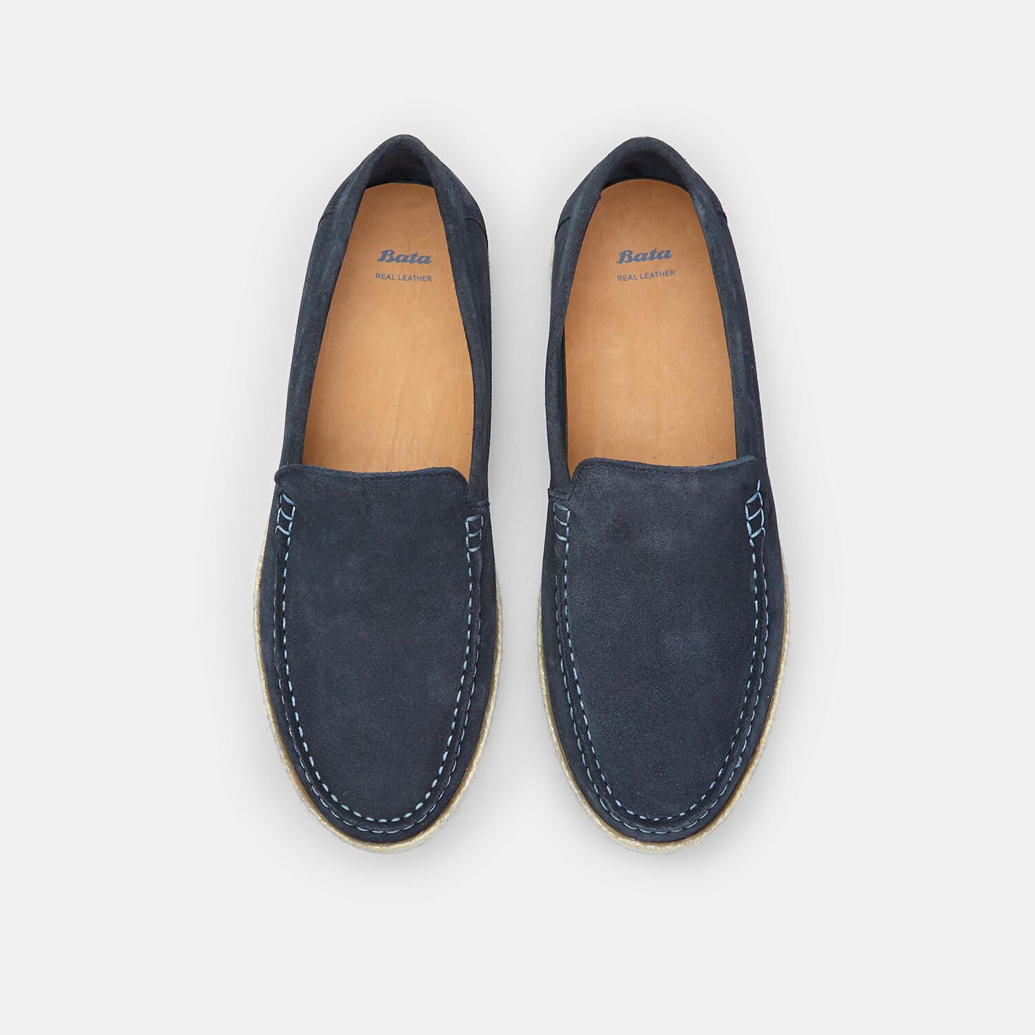 Bata Mocassins homme suède élégants confortables