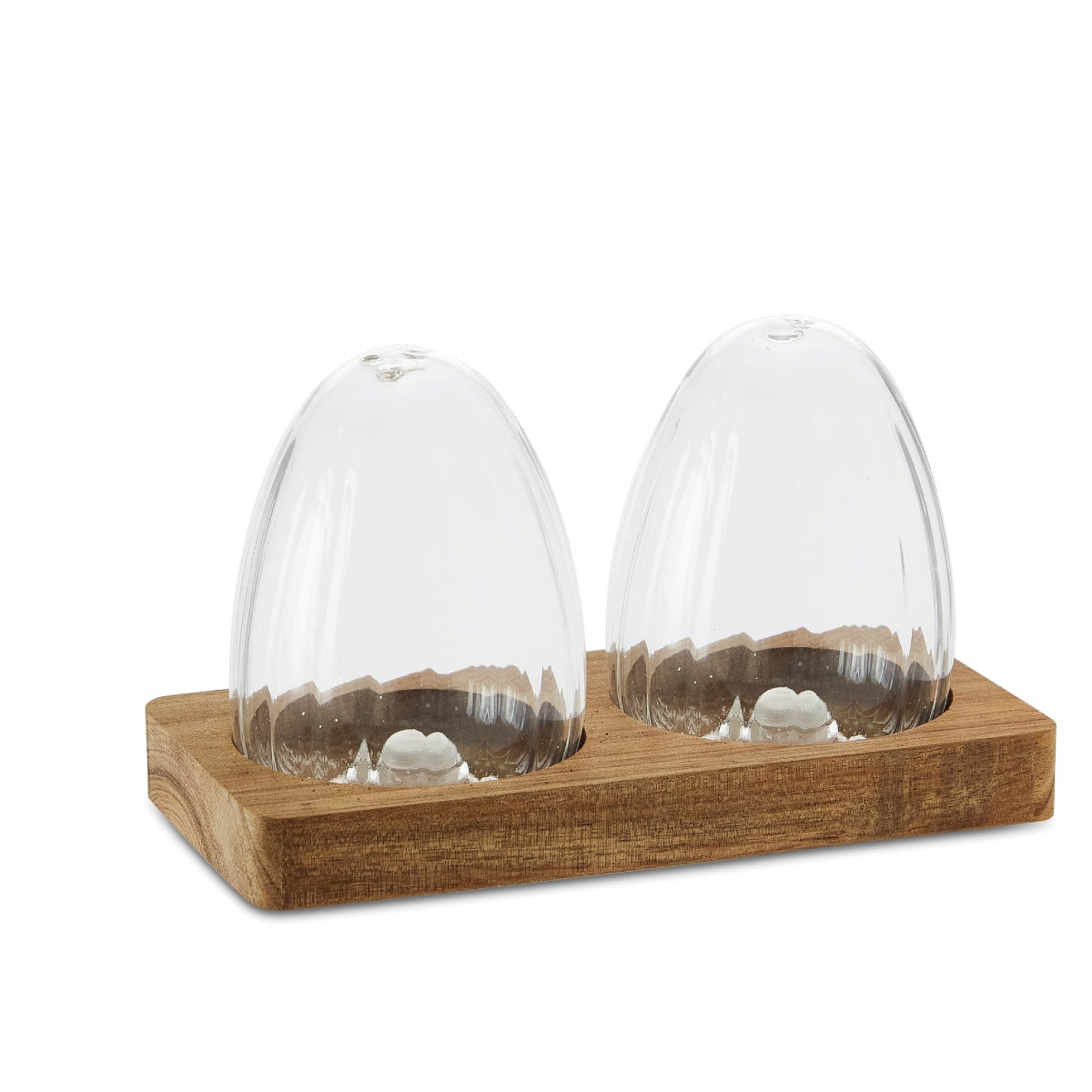 Andrea House Cocina salière poivrière verre bois