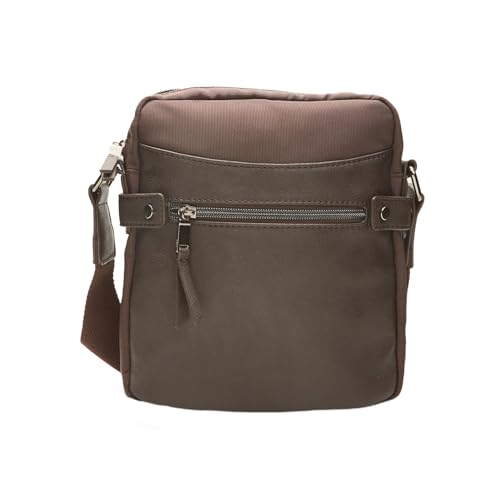 Bata Sacs sacoche homme tissu marron léger