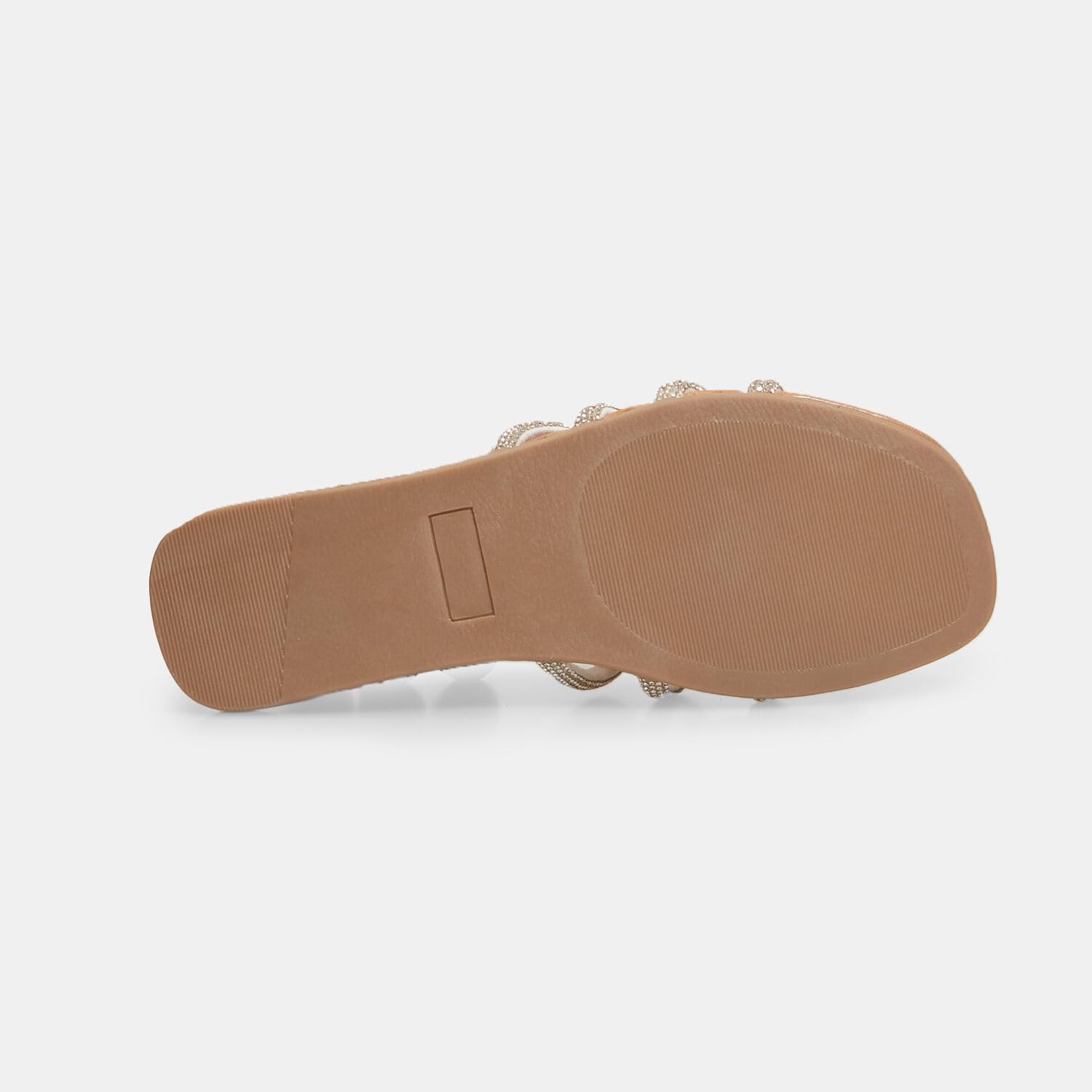 Bata Sandales Femme Mules Plates Lanières Strassées