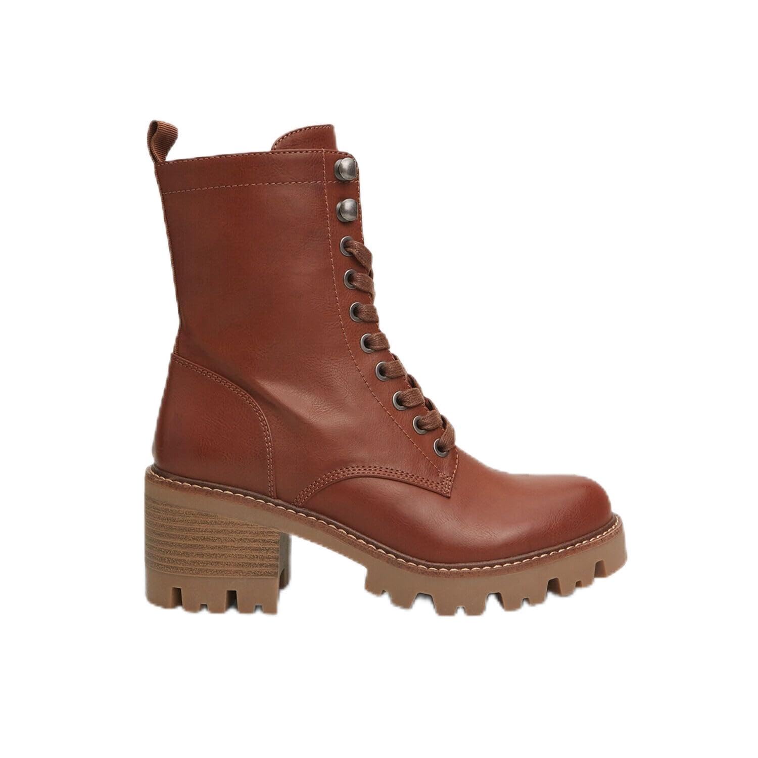 Bata Bottines Femme Lacets Talon Moyen Crantée